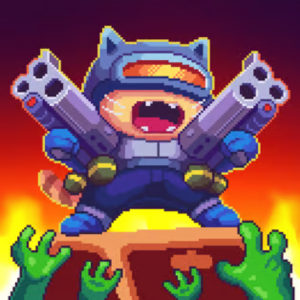 Cat Gunner: Super Zombie Shoot game image